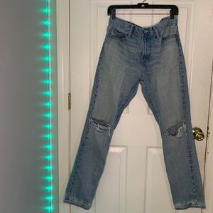 Abercrombie & Fitch Distressed Denim Jeans